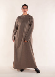 Winter Warmers Abaya Bisque