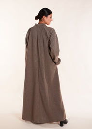 Winter Warmers Abaya Bisque