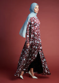 Hibiscus Maxi Dress | Modest Maxi Dress | Aab Modest Wear