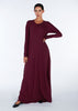 Mulberry Abaya Burgundy - Final Sale