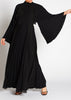 Plisse Maxi Dress Black - Final Sale