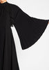 Plisse Maxi Dress Black - Final Sale