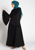 Plisse Maxi Dress Black - Final Sale