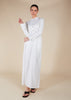 Elementary Abaya White