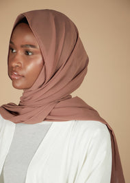 Fawn Crepe Hijab