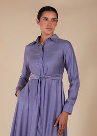 Fine Lines Maxi Blue