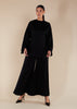 Flared Trousers Black