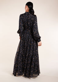 Floaty Florals Maxi Black - Final Sale