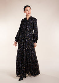 Floaty Florals Maxi Black - Final Sale