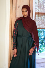 Green Garnet Abaya