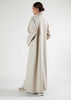 High Neck Abaya Nude