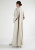 High Neck Abaya Nude