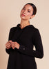 Hoody Abaya Black