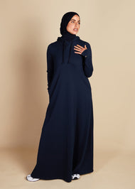 Hoody Abaya Navy