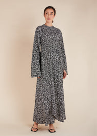Ink Splash Floral Maxi - Final Sale