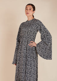 Ink Splash Floral Maxi - Final Sale