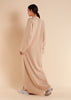 Knitted Abaya Cream - Final Sale