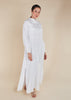 Linen Mandarin Neck Maxi