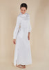 Linen Mandarin Neck Maxi