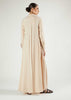 Long Shirt Abaya Natural