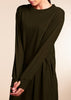 Long Tee Abaya Khaki