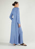 Longline Abaya Dusty Blue