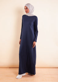 Turtle Neck Maxi Midnight Blue