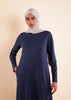 Turtle Neck Maxi Midnight Blue