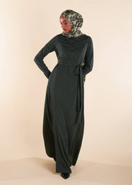 Shirted Maxi Dark Green