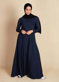 Mulberry Abaya Midnight Blue