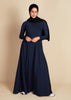 Mulberry Abaya Midnight Blue