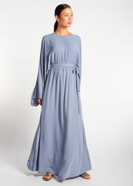 Loose Fit Abaya Blue