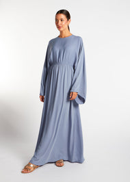 Loose Fit Abaya Blue