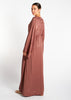 Loose Fit Abaya Dusky Pink