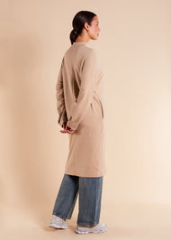 Loose Fit Knit Midi Cream - Final Sale