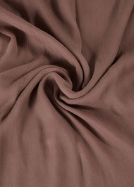 Mocha Chiffon Silk Hijab