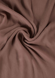 Mocha Chiffon Silk Hijab