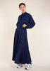Mandarin Collar Top Navy