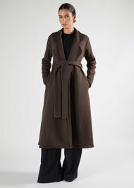 Mara Coat Dark Brown - Final Sale