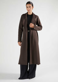 Mara Coat Dark Brown