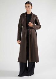 Mara Coat Dark Brown - Final Sale
