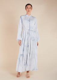 Marble Tiered Maxi