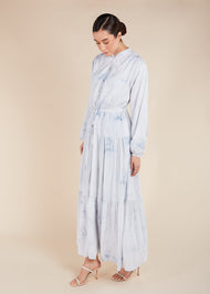 Marble Tiered Maxi