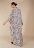 Matrix Print Shirted Kaftan