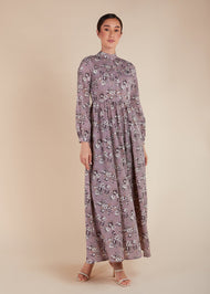 Mauve Magnolia Maxi Dress - Final Sale