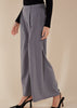 Mid Flare Trousers Grey