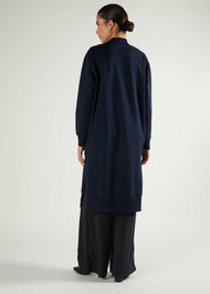Mid Length Cozy Midi Navy