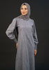 Monochrome Cotton Abaya