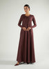 Mulberry Abaya Dark Chocolate