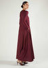 Mulberry Abaya Winter Berry